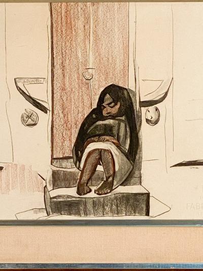 Circa 1930s Original Watercolor by Gene Frances McComas