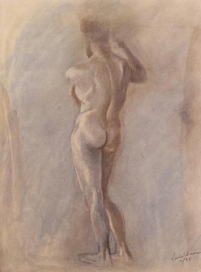 Circa 1950 Figural Sketch American