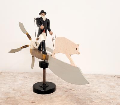 Circa 1985 Pop Art Weather Vane by Steve Armstrong Kentucky