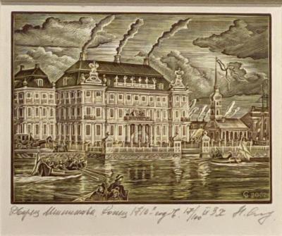 Circa 19th Century Cityscape Print