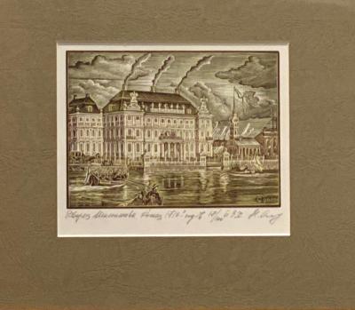 Circa 19th Century Cityscape Print