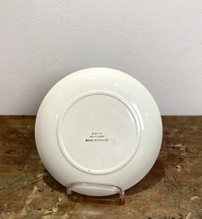 Circa 19th Century HBCM Montereau Plates A Pair