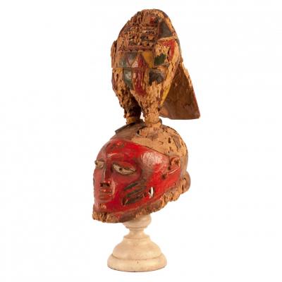 Circa 19th Century Igbo Dance Mask Nigeria