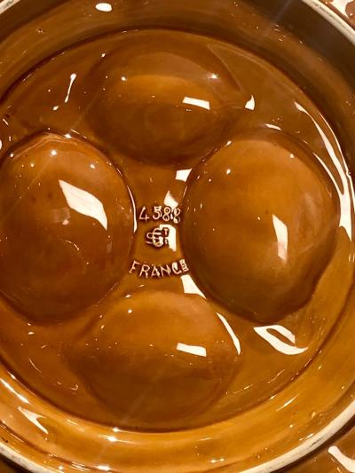 Circa 19th Century Large Saugermines Oyster Platter France