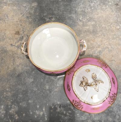 Circa 19th Century Paris Porcelain Covered Bowl France