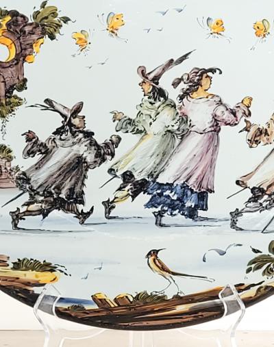 Circa 20th Century Vallari Charger Italy