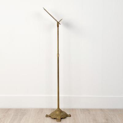 Circa Late 19th Century Victorian Brass Music Stand England