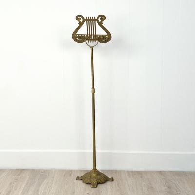 Circa Late 19th Century Victorian Brass Music Stand England