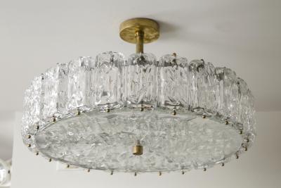 Circular Ice Block Ceiling Fixture