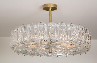 Circular Ice Block Ceiling Fixture