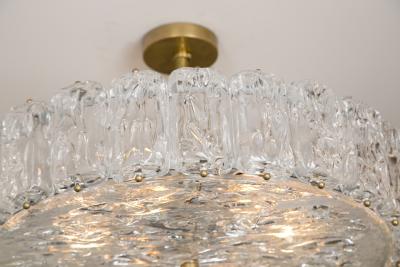 Circular Ice Block Ceiling Fixture