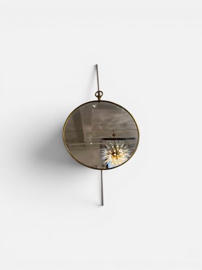 Circular Mirror in brass 1960s