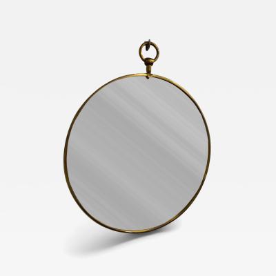 Circular Mirror in brass 1960s
