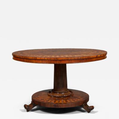 Circular Table The Top Depicting A Map Of The Solar System Including The Orbits
