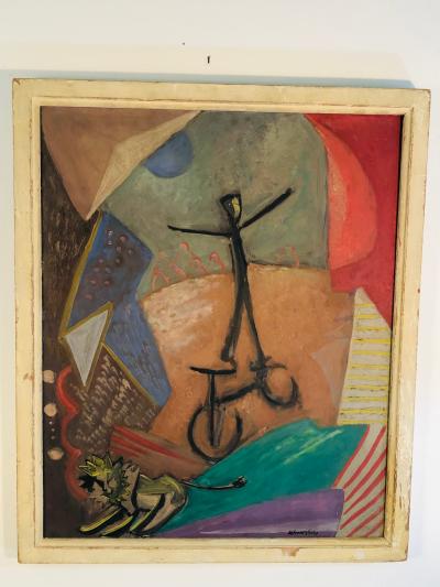 Circus Colorful Modern Painting