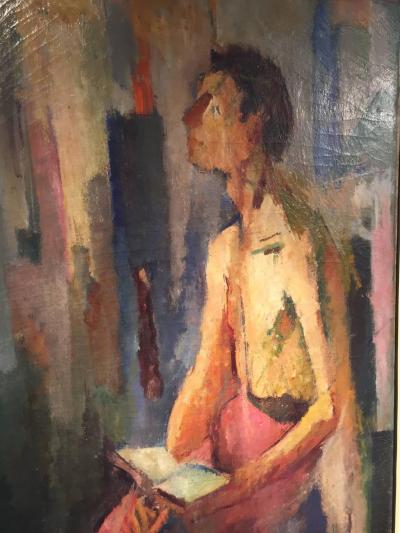 Ciro Oduber Arosemena Seated Man 1950