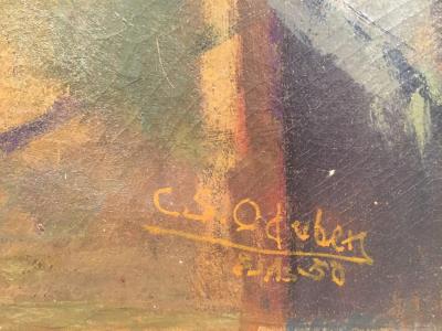 Ciro Oduber Arosemena Seated Man 1950