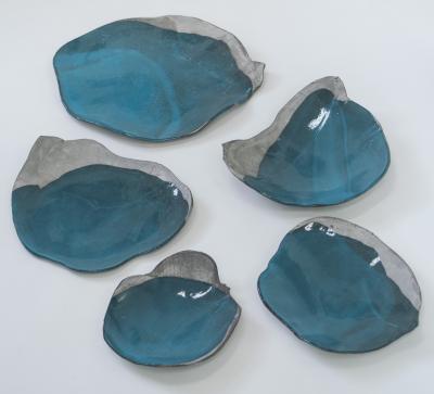 Claire de Lavallee Constellation a group o 5 ceramics