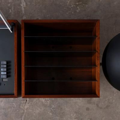 Clairtone Project G2 Rosewood T10 Console Stereo System Turntable 2 Speakers