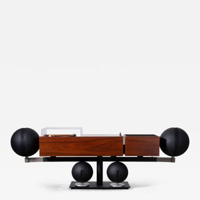 Clairtone Project G2 Rosewood T10 Console Stereo System Turntable 2 Speakers