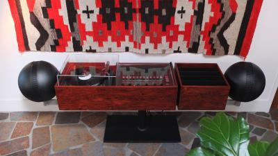 Clairtone Project G2 Rosewood T10 Console Stereo System Turntable RESTORED 