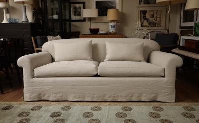 Classic Linen Sofa