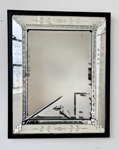 Classic Mid Century Venetian Mirror Italy 1950s