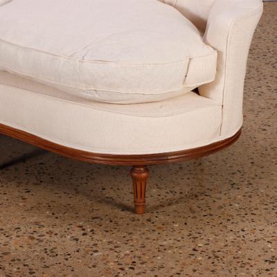 Classic luxurious tufted curved back sofa C 1940 