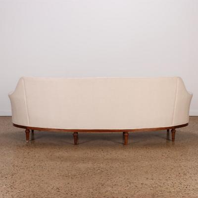 Classic luxurious tufted curved back sofa C 1940 