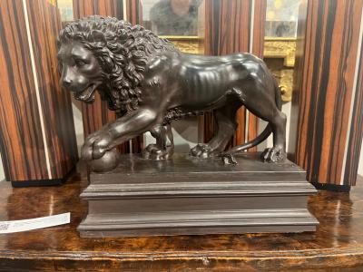 Classical Bronze Sculpture of a Medici Lion