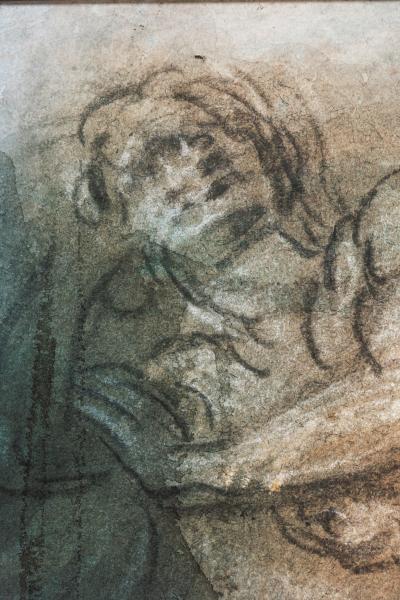 Classical Style Sketches Collage with Subdued Hues in Simple Frame
