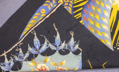 Claude Bleynie Mid Century French Tapestry Signed by Claude Bleynie 23 x 410