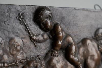 Claude Michel Clodion Claude Michel Clodion Bas Relief Plaque in Bronze 19th Century