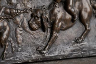 Claude Michel Clodion Claude Michel Clodion Bas Relief Plaque in Bronze 19th Century