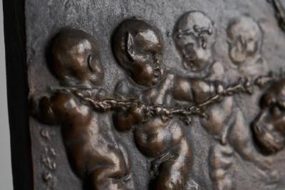 Claude Michel Clodion Claude Michel Clodion Bas Relief Plaque in Bronze 19th Century