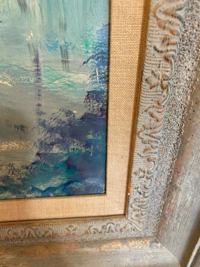 Claude Monet FRENCH MID CENTURY POST IMPRESSIONIST PARK SCENE PAINTING