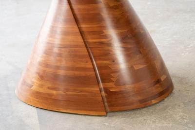 Claude Terrell Magnum Opus Dining Set 1970s Organic Studio Crafted Modernism