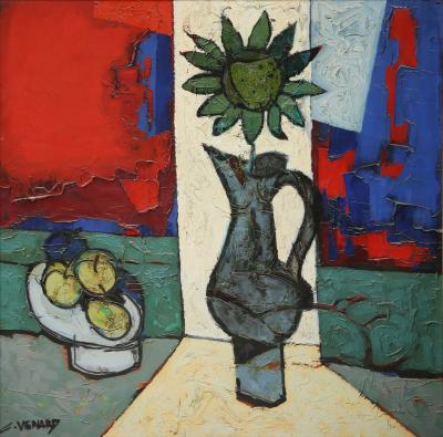 Claude Venard Green Sunflower