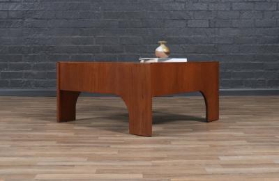 Claudio Salocchi Claudio Salocchi Oriolo Smoke Glass Coffee Table for Sormani