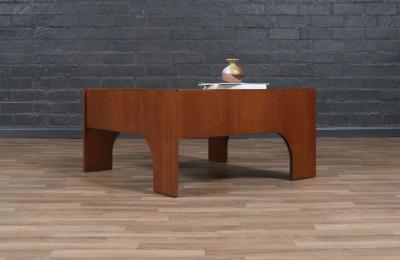 Claudio Salocchi Claudio Salocchi Oriolo Smoke Glass Coffee Table for Sormani