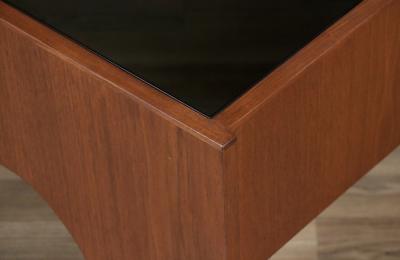 Claudio Salocchi Claudio Salocchi Oriolo Smoke Glass Coffee Table for Sormani