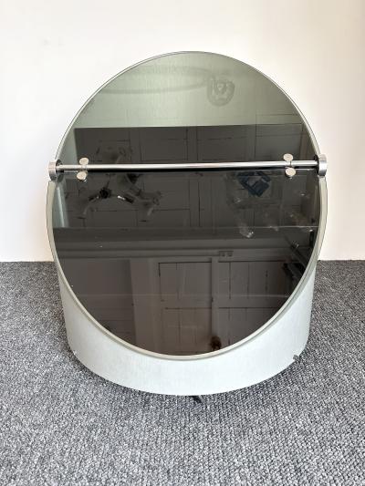 Claudio Salocchi Dry Bar Cart Stainless Steel by Claudio Salocchi Italy 1970s