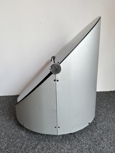 Claudio Salocchi Dry Bar Cart Stainless Steel by Claudio Salocchi Italy 1970s