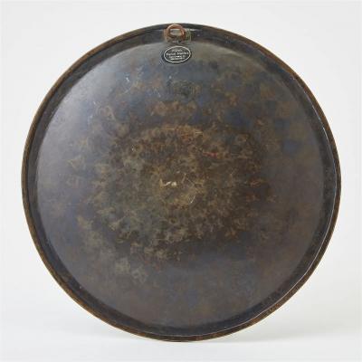 Claudius Linossier Radiating Lozenge Pattern Copper Bowl by Claudius Linossier