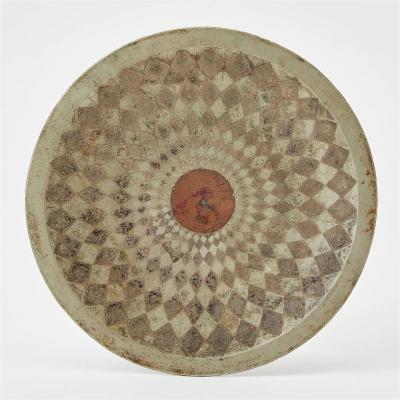 Claudius Linossier Radiating Lozenge Pattern Copper Bowl by Claudius Linossier
