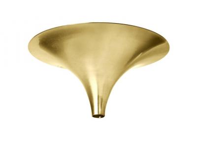 Claus Bonderup Large Bonderup Thorup Brass Semi Pendant