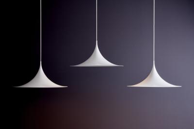 Claus Bonderup Set of Three Midi Semi Pendants for Fog M rup