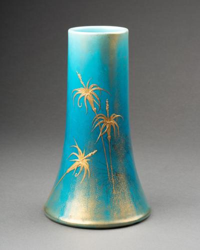 Clement Massier Set of Three French Vases by Clement Messier and Lucien Levy Dhurmer