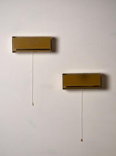 Clever Pair of Adjustable Bedside Sconces by Neuhaus Leuchten Germany