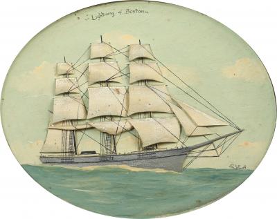 Clipper Ship Lightning of Boston